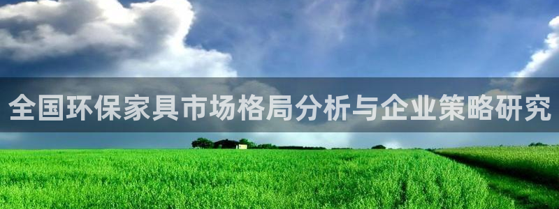 杏耀平台黑款：全国环保家具市场格局分析与企业策略研究