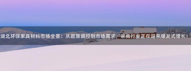 杏耀平台可以提款吗：湖北环保家具材料市场全景：从政策调控到市